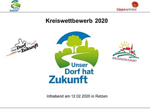 Dorfwettbewerb 2020 Info Kulturring Retzen