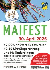 Plakat Maifest 2026 Kulturring Retzen e.V.